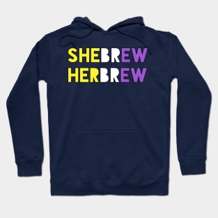 Shebrew/Herbrew (Enby Colors) Hoodie